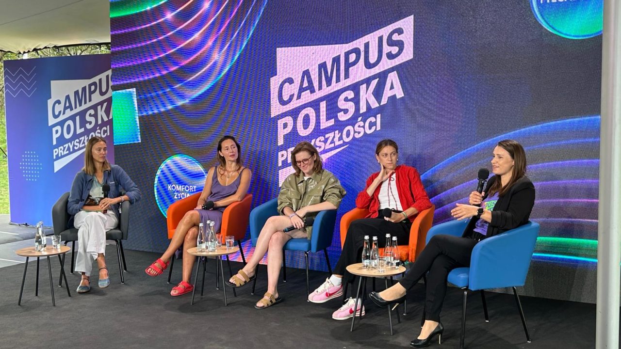 Na Campusie Polska Przyszłości o dojrzałości.