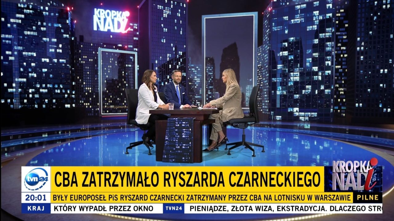 „Przywróciliśmy normalne funkcjonowanie państwa”. Agnieszka Pomaska w programie „Kropka nad i” w TVN24.