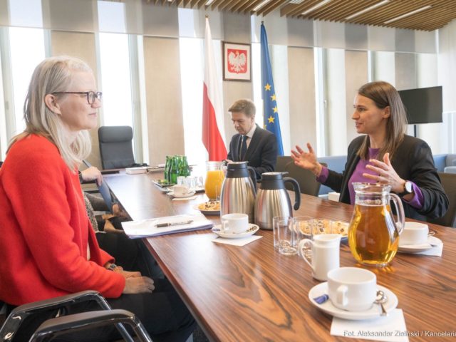 The UK’s reset of relations with the EU and the Polish Presidency of the EU Council were the topics of Agnieszka Pomaska’s conversation with the UK Ambassador.