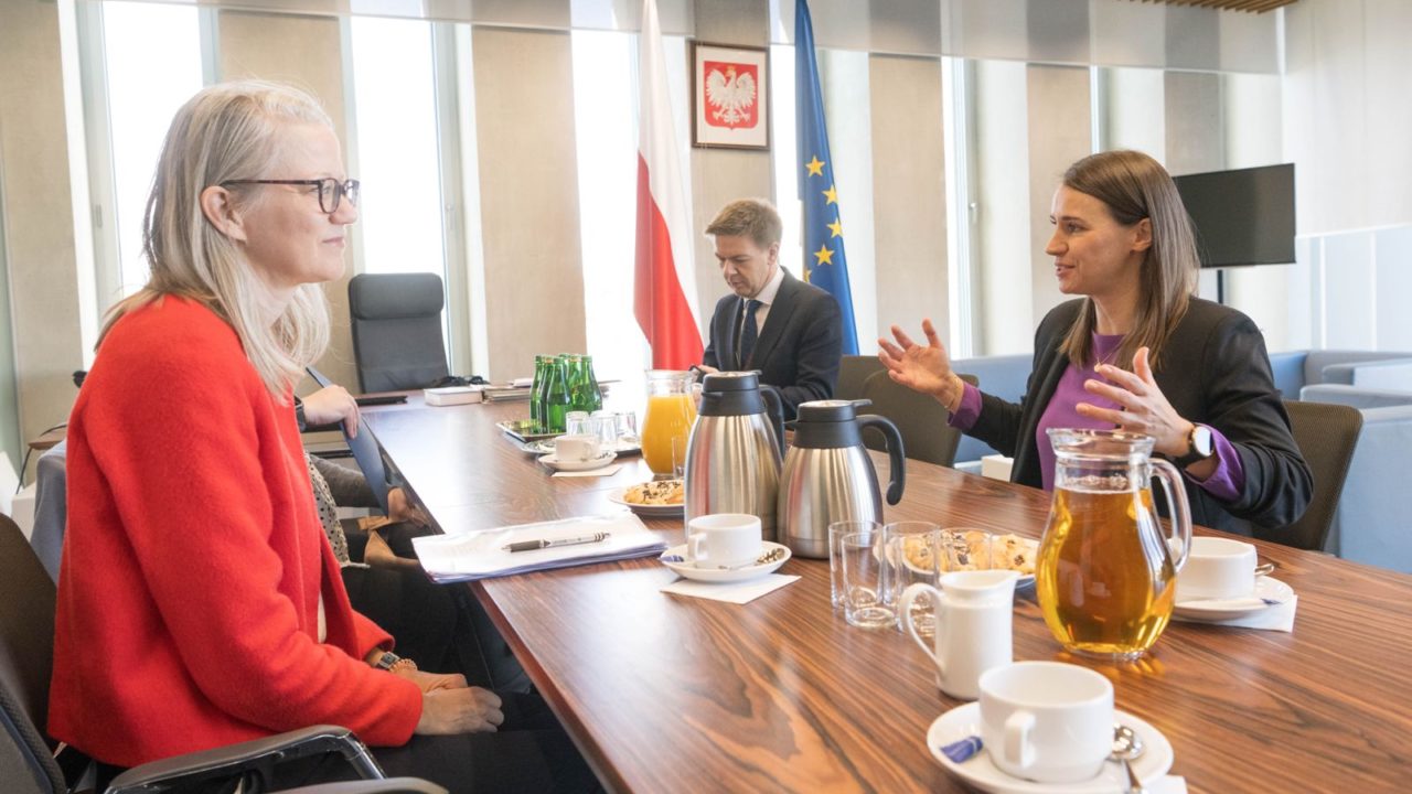 Reset Wielkiej Brytanii w relacjach z UE oraz polska prezydencja w Radzie UE tematami rozmowy Agnieszki Pomaskiej z Ambasador Wielkiej Brytanii.