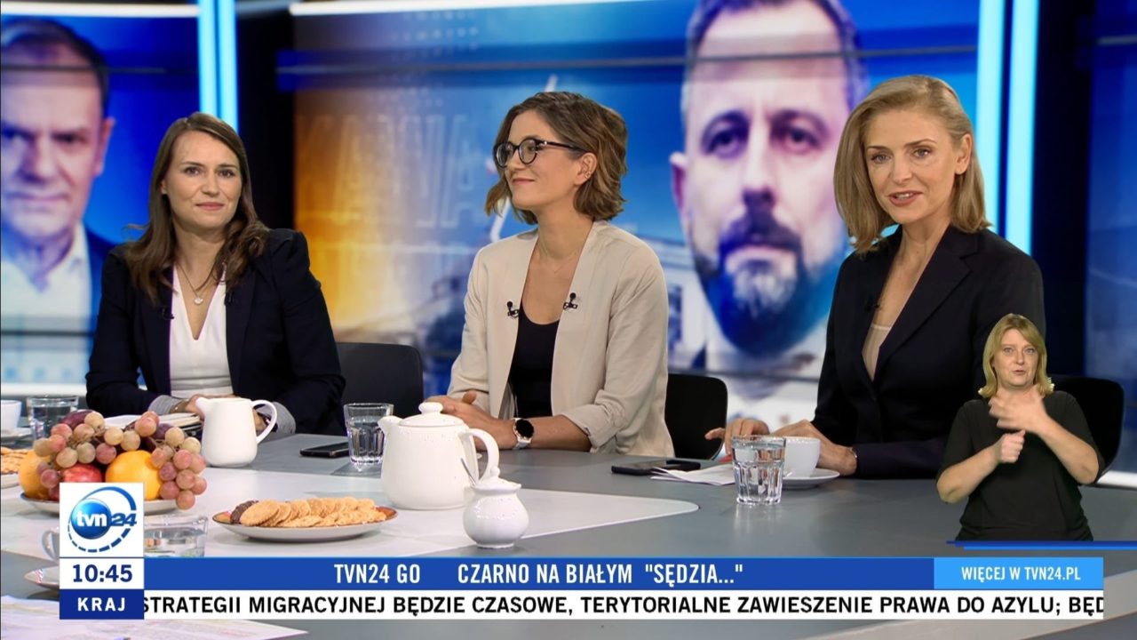 „Ich interesem jest powrót do władzy i czerpanie z tego korzyści.” Agnieszka Pomaska w programie „Kawa na ławę” w TVN24.