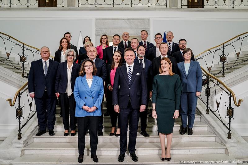 Visit to the Sejm by the Conference of Presidents of the European Parliament.